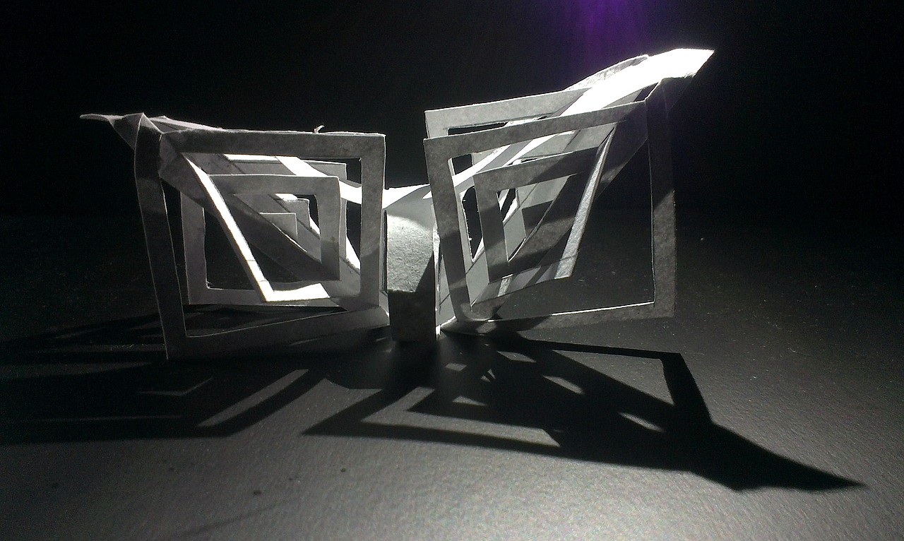 立体构成--剪纸