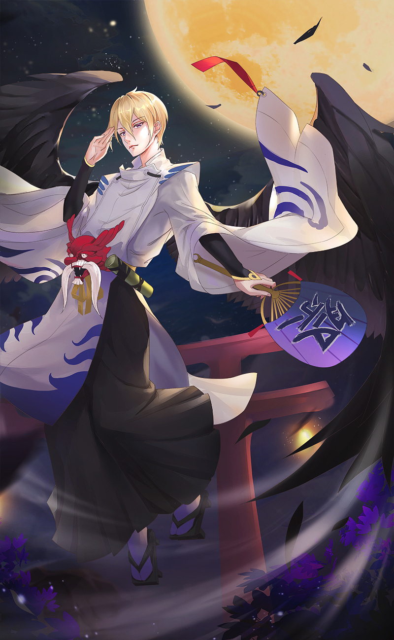 阴阳师,大天狗|插画|创作习作|小虾丸灬 - 原创作品 - 站酷 (zcool)