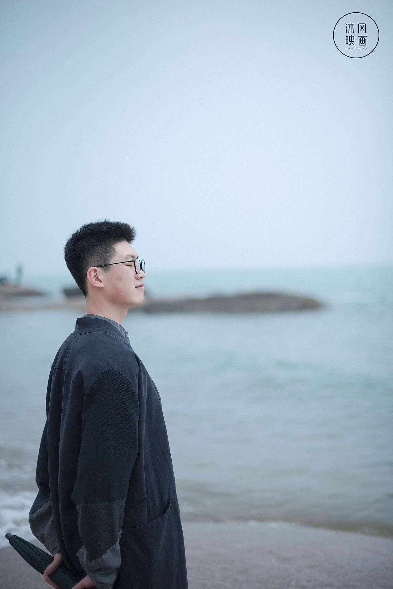 青岛轻写真摄影男生海边日系风