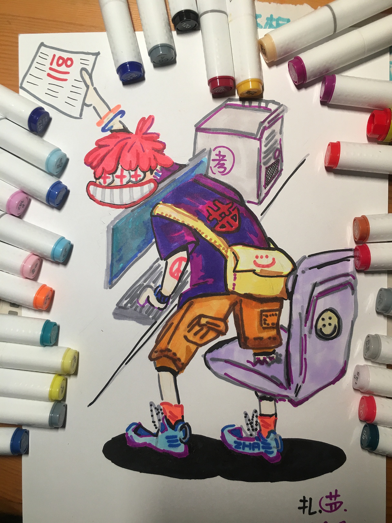 日常瞎画（图ZMjE2MDYzNzM2） - 艺术插画 - 站酷设计师扎导原创素材 - 站酷ZCOOL