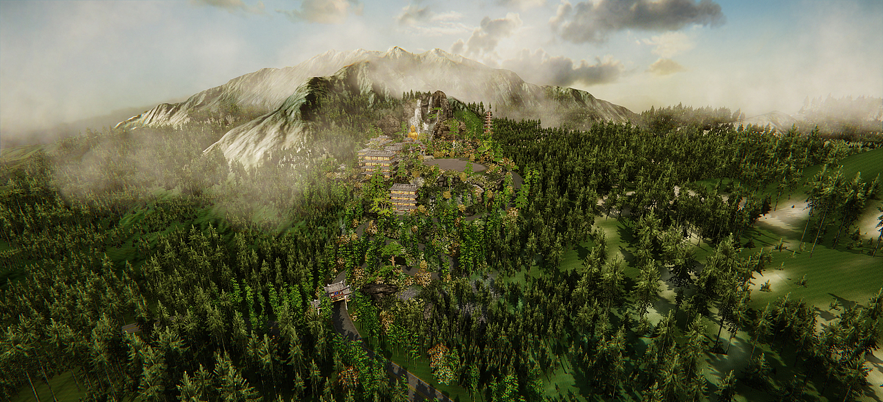 仙佛寺（图ZMTk0NjI4MTY=） - 场景 - 站酷设计师高诺科技原创素材 - 站酷ZCOOL