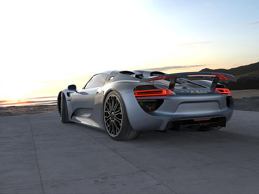 《  Keyshot    PORSCHE 918  》