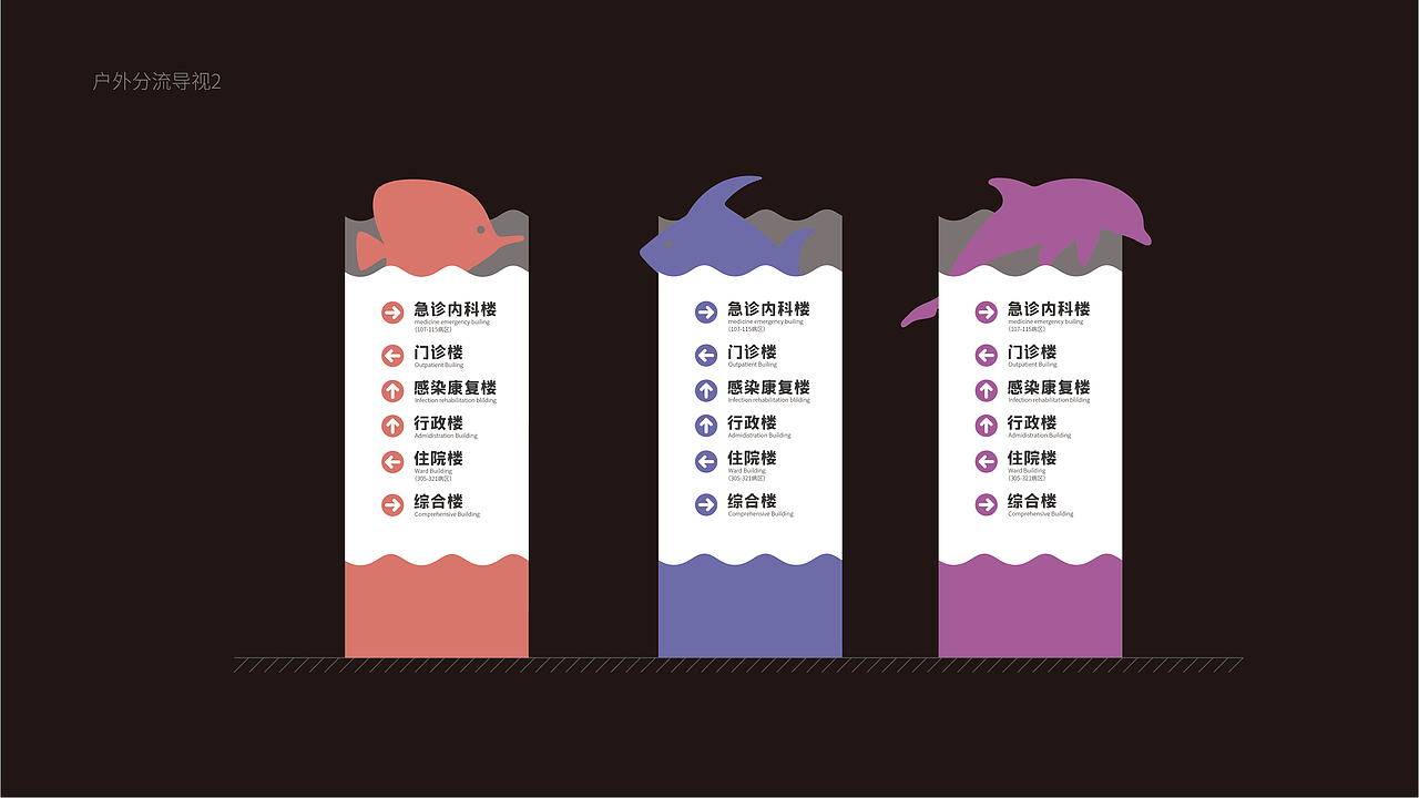 儿童医院标识导视设计