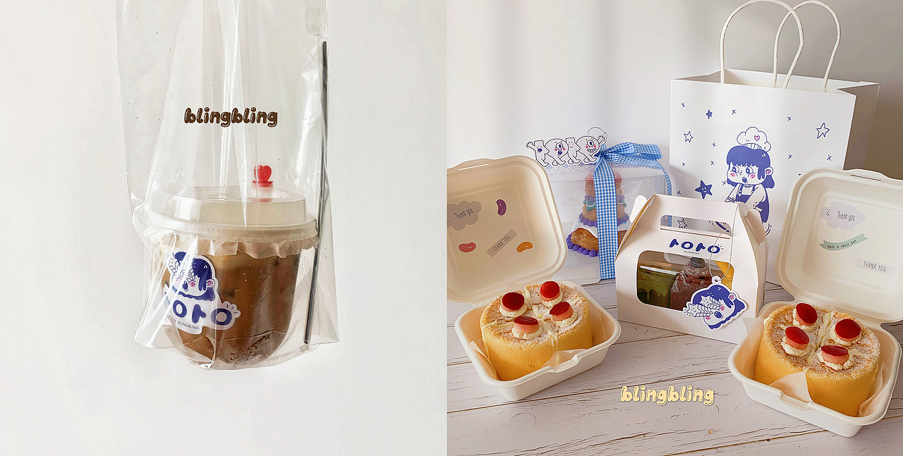 [2020] 卜〇卜〇 (BlingBling) 甜品設(shè)計 VI設(shè)計 西點（圖ZMjI4NjgzMjE2） - 品牌 - 站酷設(shè)計師王青爭文v原創(chuàng)素材 - 站酷ZCOOL