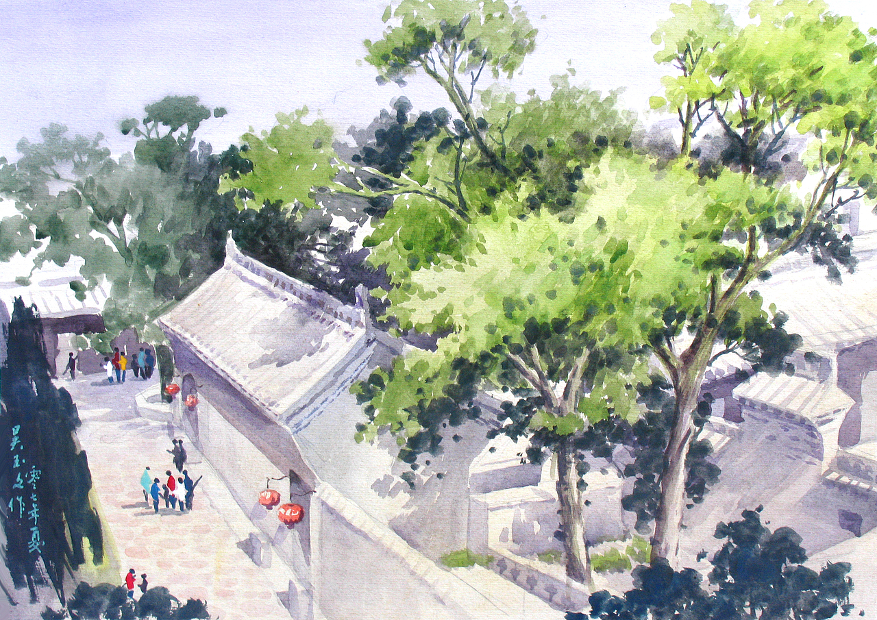 河南石板岩写生