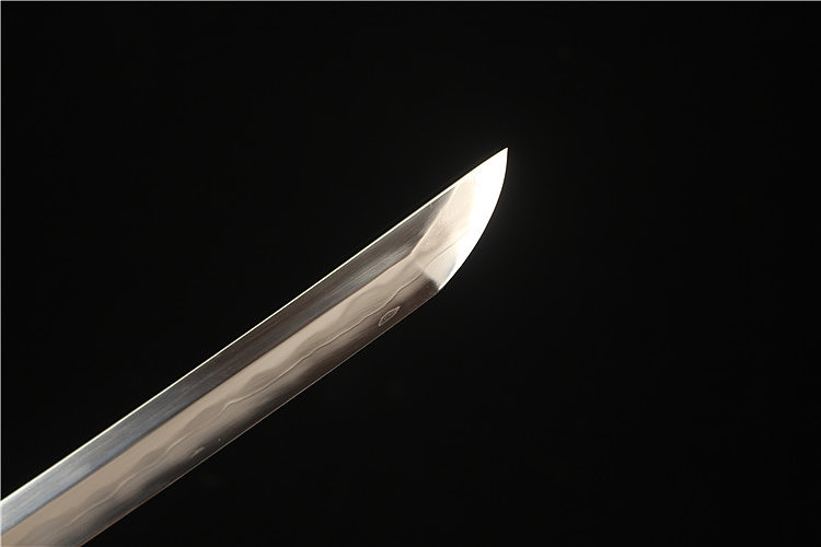 精修黄铜刀装 三枚合夹钢烧刃 雕物版信玄太刀(三钴法