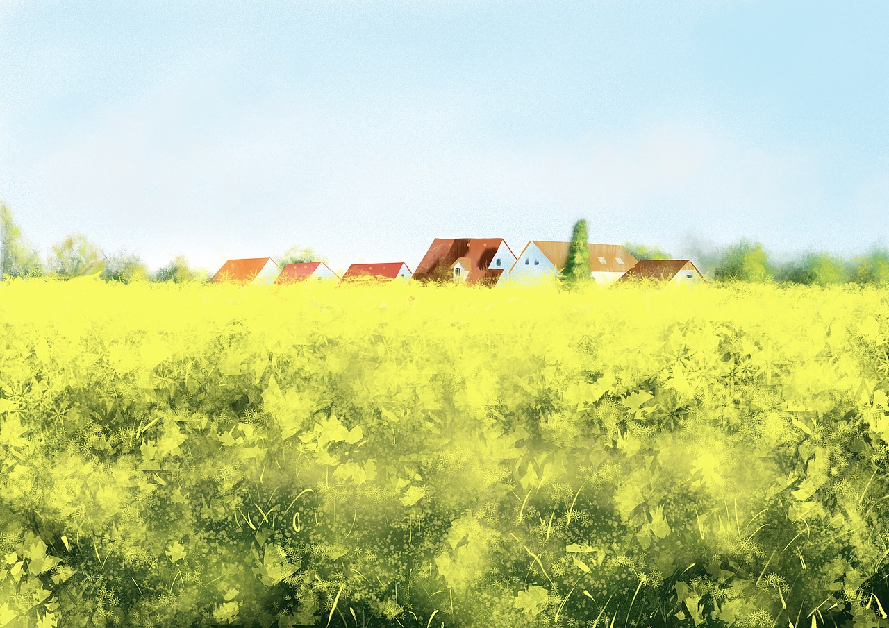 家乡的夏与秋（图ZMTAwMzE1NDAw） - 商业插画 - 站酷设计师阿迪FD原创素材 - 站酷ZCOOL