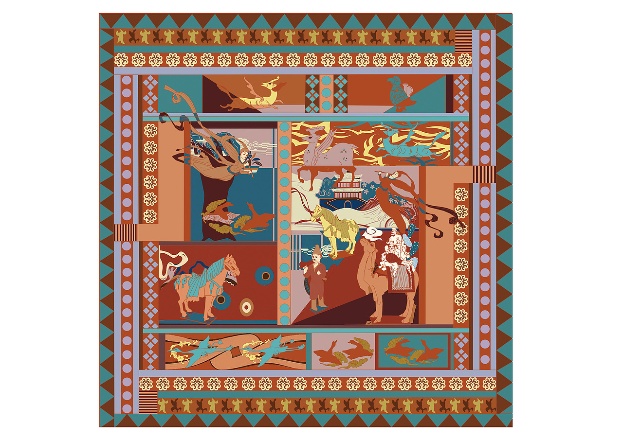 霓裳舞: br>"霓裳舞"是唐代宫廷著名的舞蹈,由于原舞失传,现在的表演