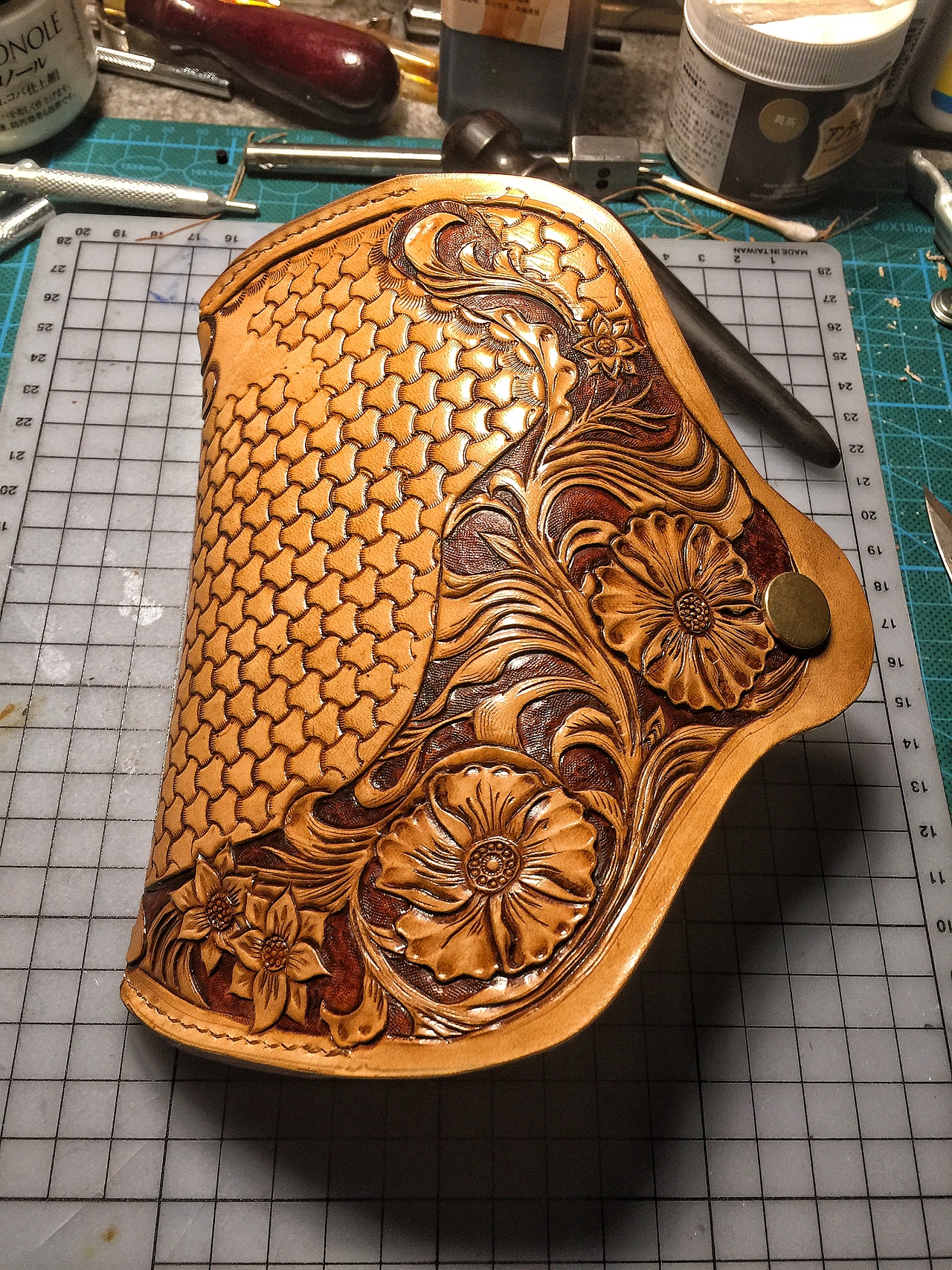 第一次完整的皮雕尝试