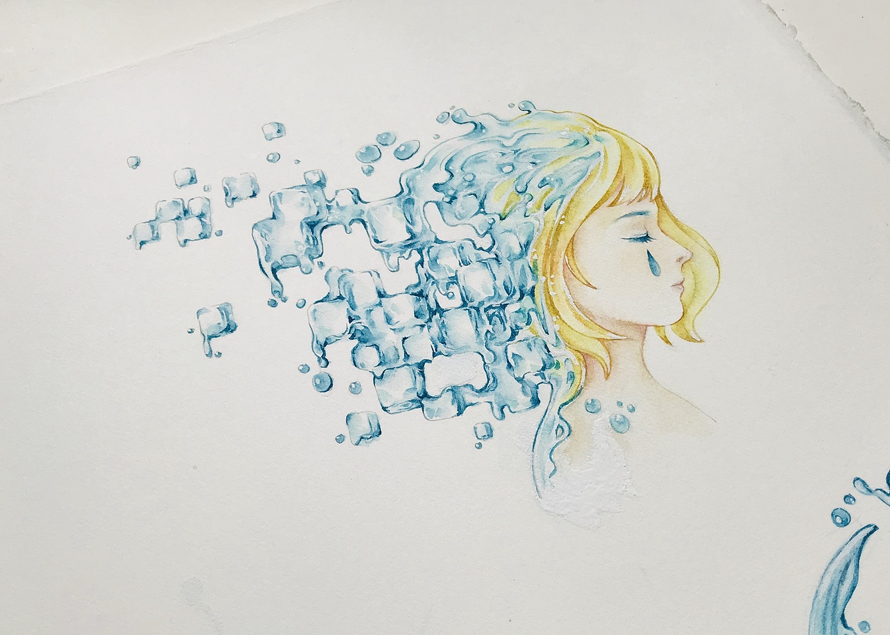 水妖—胶带作品