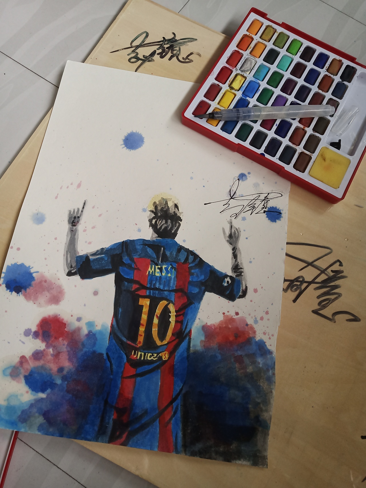 梅西|纯艺术|绘画|z16014604 - 原创作品 - 站酷 (zcool)