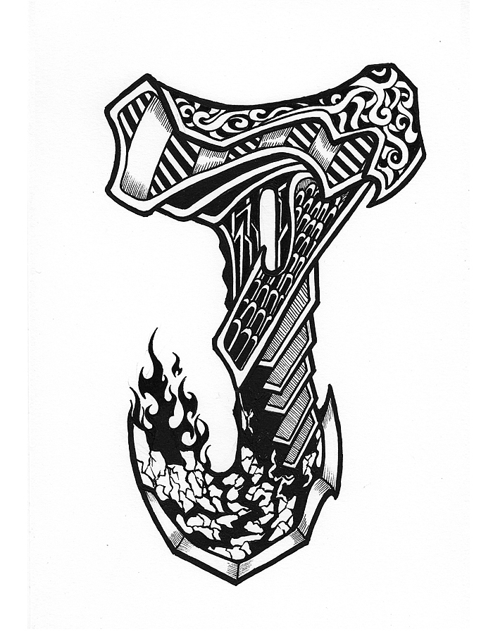 26个字母 26个坑|插画|新锐潮流插画|没事闲晃悠_原创作品-站酷zcool