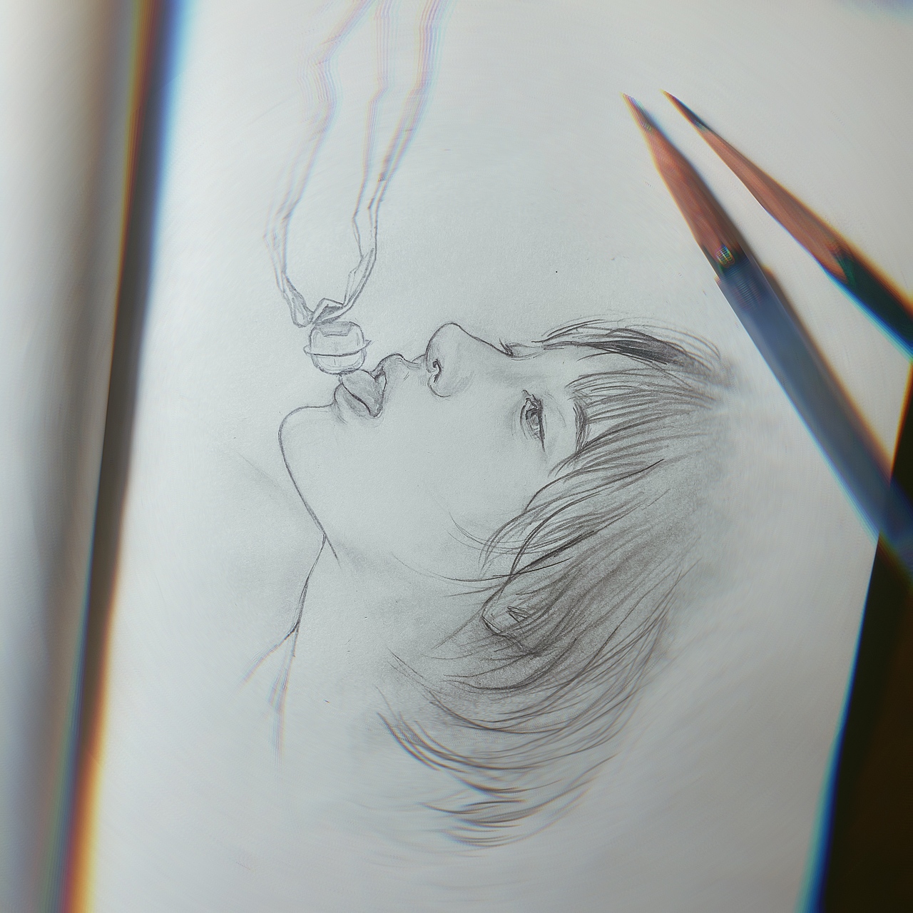 疫情期间家中的速写