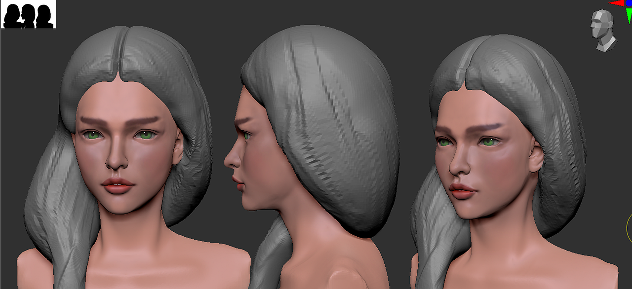 zbrush练习（图ZMjE0MDQ5NjEy） - 人物/生物 - 站酷设计师杏ccccc原创素材 - 站酷ZCOOL