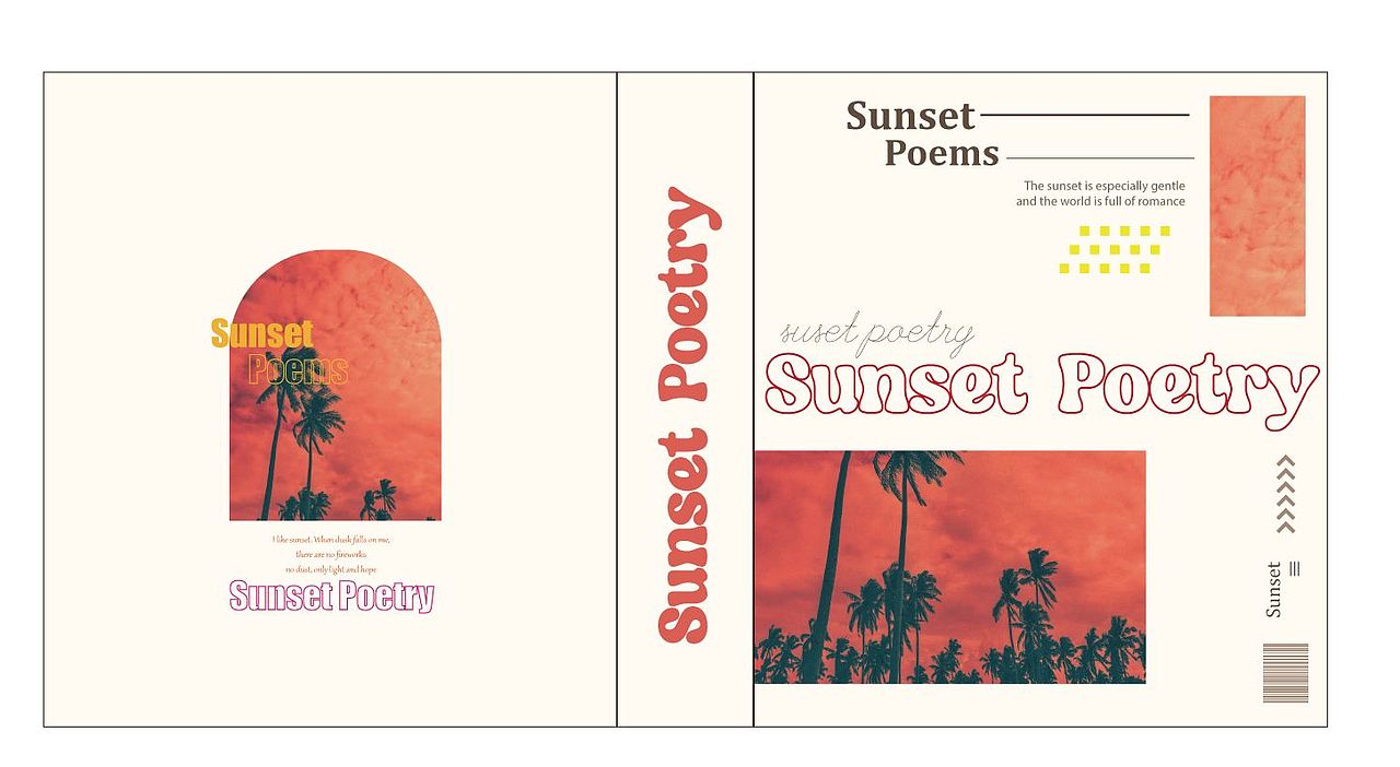 卡册设计|落日诗✨