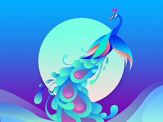 渐变风插画（个人主页-ZNDEwOTU5NTY=） - 艺术插画 - 站酷设计师snowman静原创素材 - 站酷ZCOOL