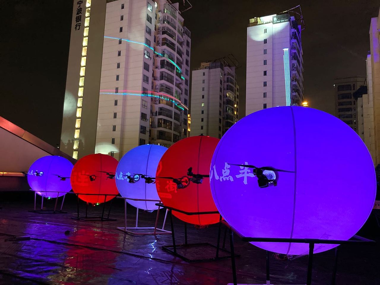 无锡姑苏淮海街开街仪式—无人机科技飞球启动仪式