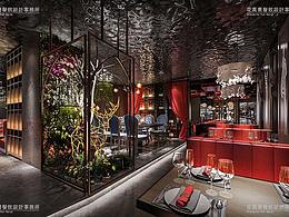 音乐酒馆餐吧效果图——快速崛起的新趋势--花万里设计