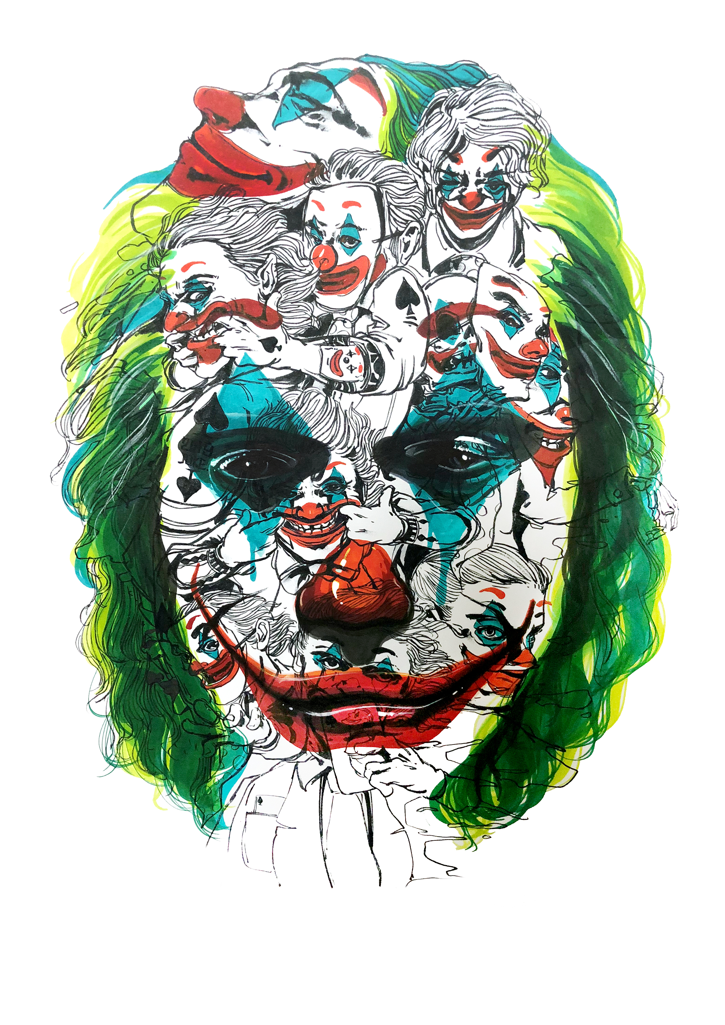 小丑创意美术图片