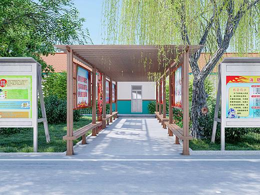 平度长乐小学红色文化长廊布置设计方案