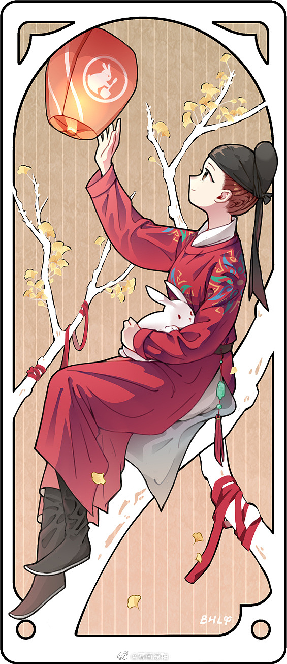 纸工艺品与汉服少女（图ZMjYwOTMzMjI0） - 商业插画 - 站酷设计师Mint凉釉原创素材 - 站酷ZCOOL