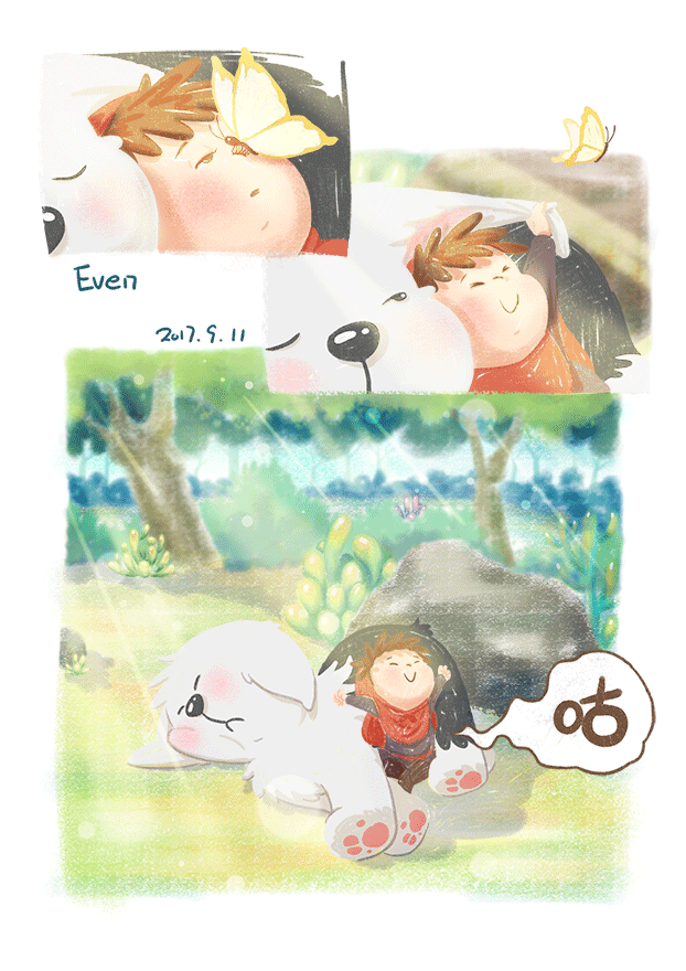 一段旅程2（图ZOTEyNTQ1ODg=） - 儿童插画 - 站酷设计师芥末小E原创素材 - 站酷ZCOOL