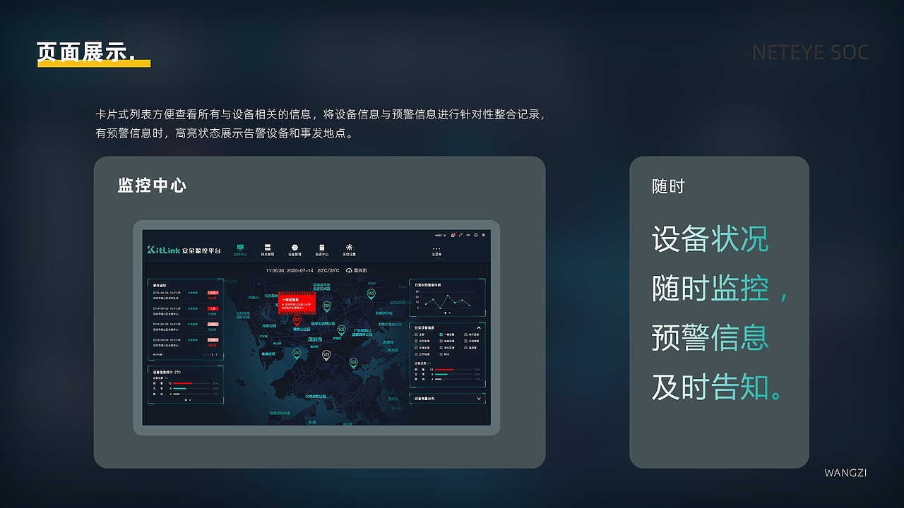 安全监控平台（图ZMjQzNDEwNDg0） - 软件界面 - 站酷设计师晴采芊原创素材 - 站酷ZCOOL