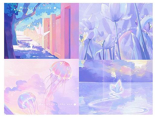 轻质感插画（二）
