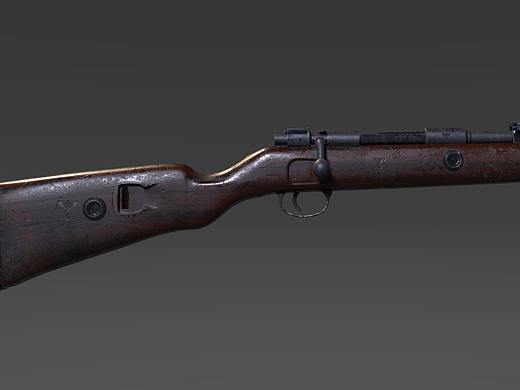 德国产 98K 三维模型