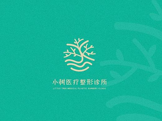 美业 美容 小树整形logo