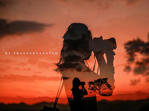 二次曝光（多元罪美）（个人主页-ZNDkzNjk1MTI=） - 人像摄影 - 站酷设计师小月月1994原创素材 - 站酷ZCOOL