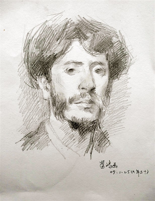 以前的素描作品（图ZNTgzMTk0MjQ=） - 绘画 - 站酷设计师周鉴鸿_雕塑原创素材 - 站酷ZCOOL