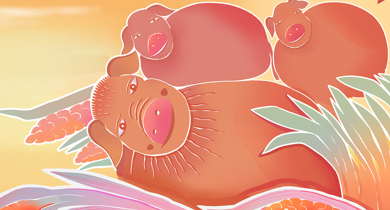 二十四节气系列插画------秋分(持续更新)