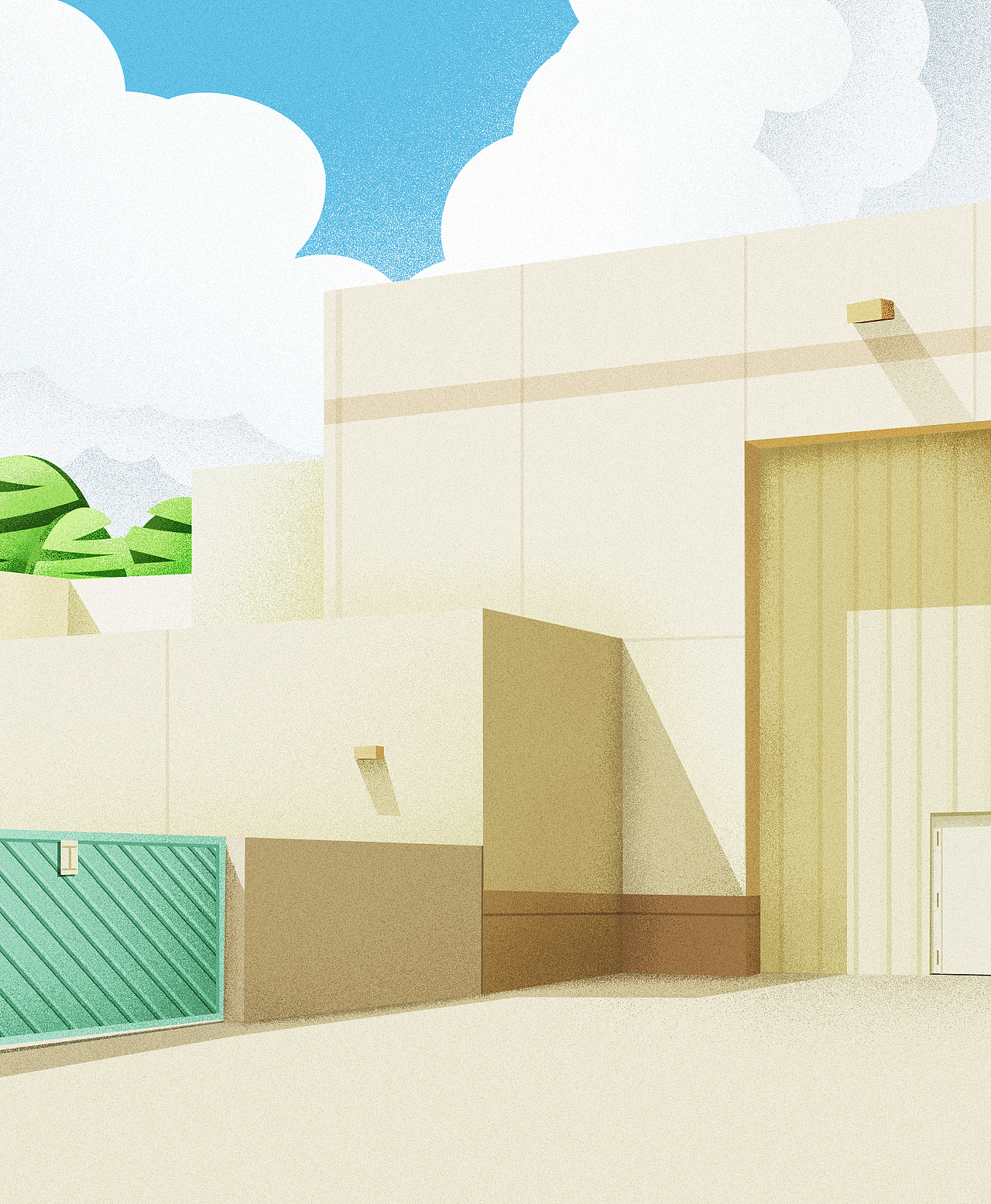 建筑插画小记（图ZMTI0OTM2ODA4） - 创作习作 - 站酷设计师十五拾视原创素材 - 站酷ZCOOL