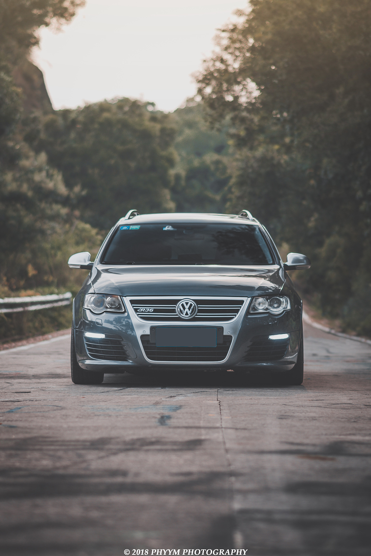 汽车摄影 volkswagen r36 冰岛灰