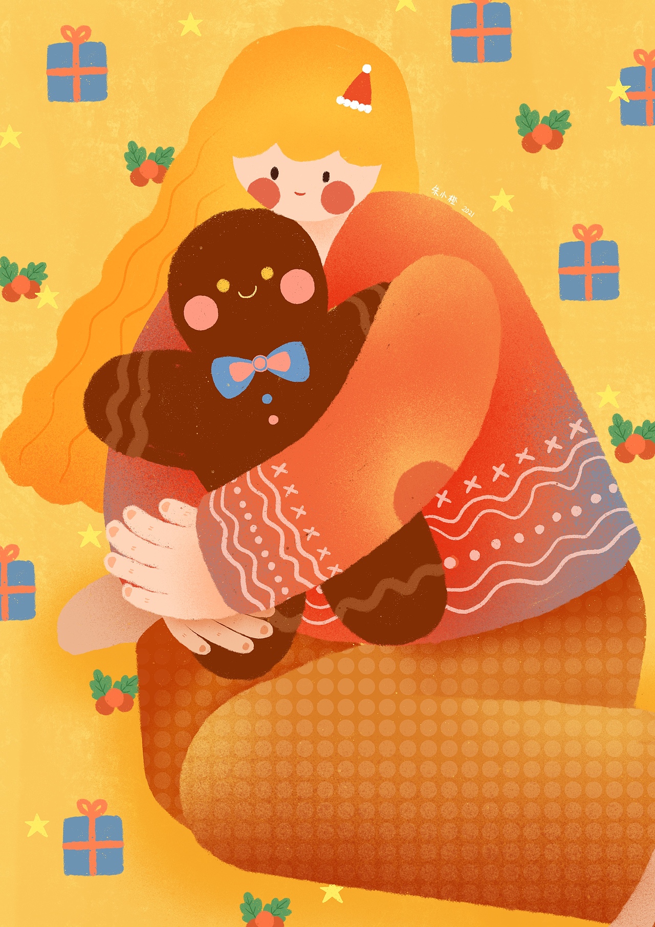 圣诞快乐（图ZMjgyMTM1MjU2） - 创作习作 - 站酷设计师朱小橙orange原创素材 - 站酷ZCOOL