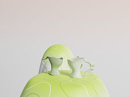 女巫杯，圆形切割，手捏