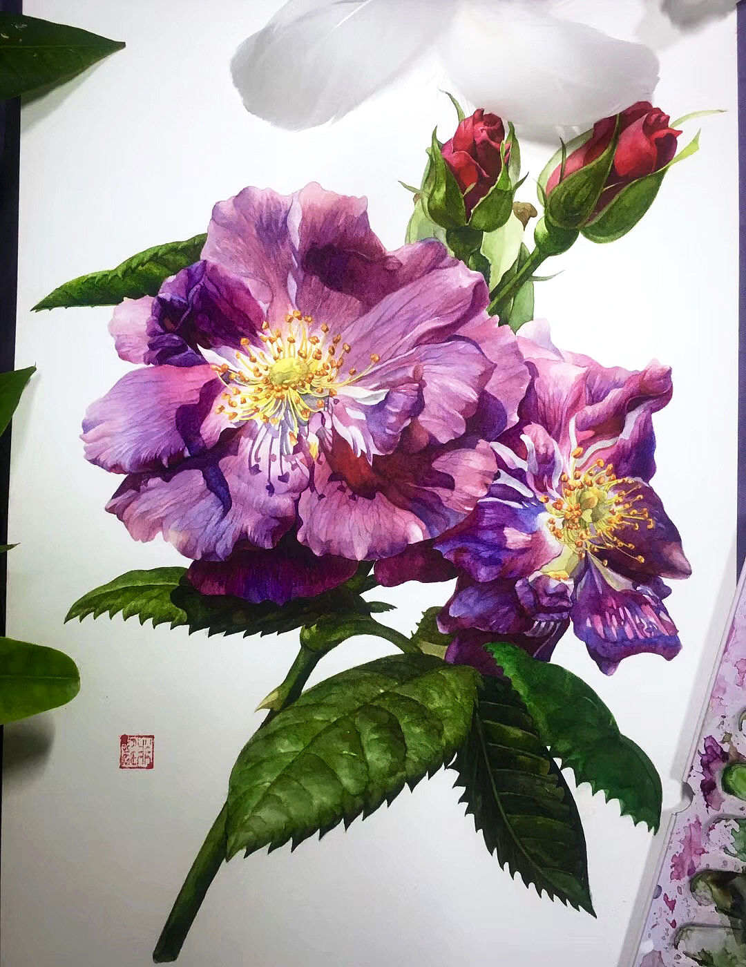 花花呀～（图ZMTQ2ODQxNjU2） - 艺术插画 - 站酷设计师非离离离原创素材 - 站酷ZCOOL