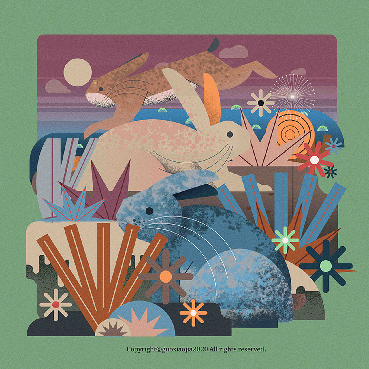 十二生肖系列插画（图ZMjYzOTkyNzEy） - 商业插画 - 站酷设计师佳作JIA原创素材 - 站酷ZCOOL