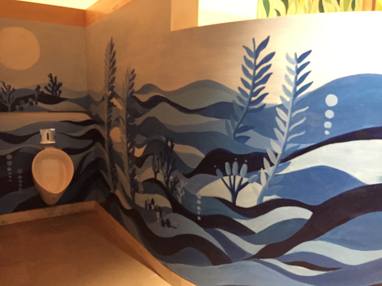 杭州大鲇鱼墙绘儿童toilet