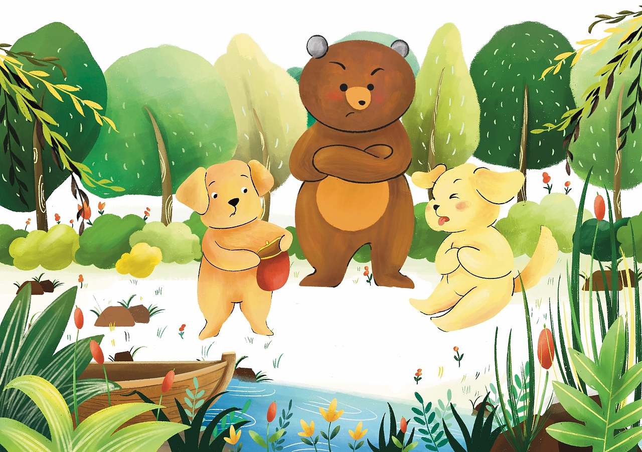 童谣绘本（图ZMjI1OTE0NjI4） - 儿童插画 - 站酷设计师AZUSAKOU原创素材 - 站酷ZCOOL