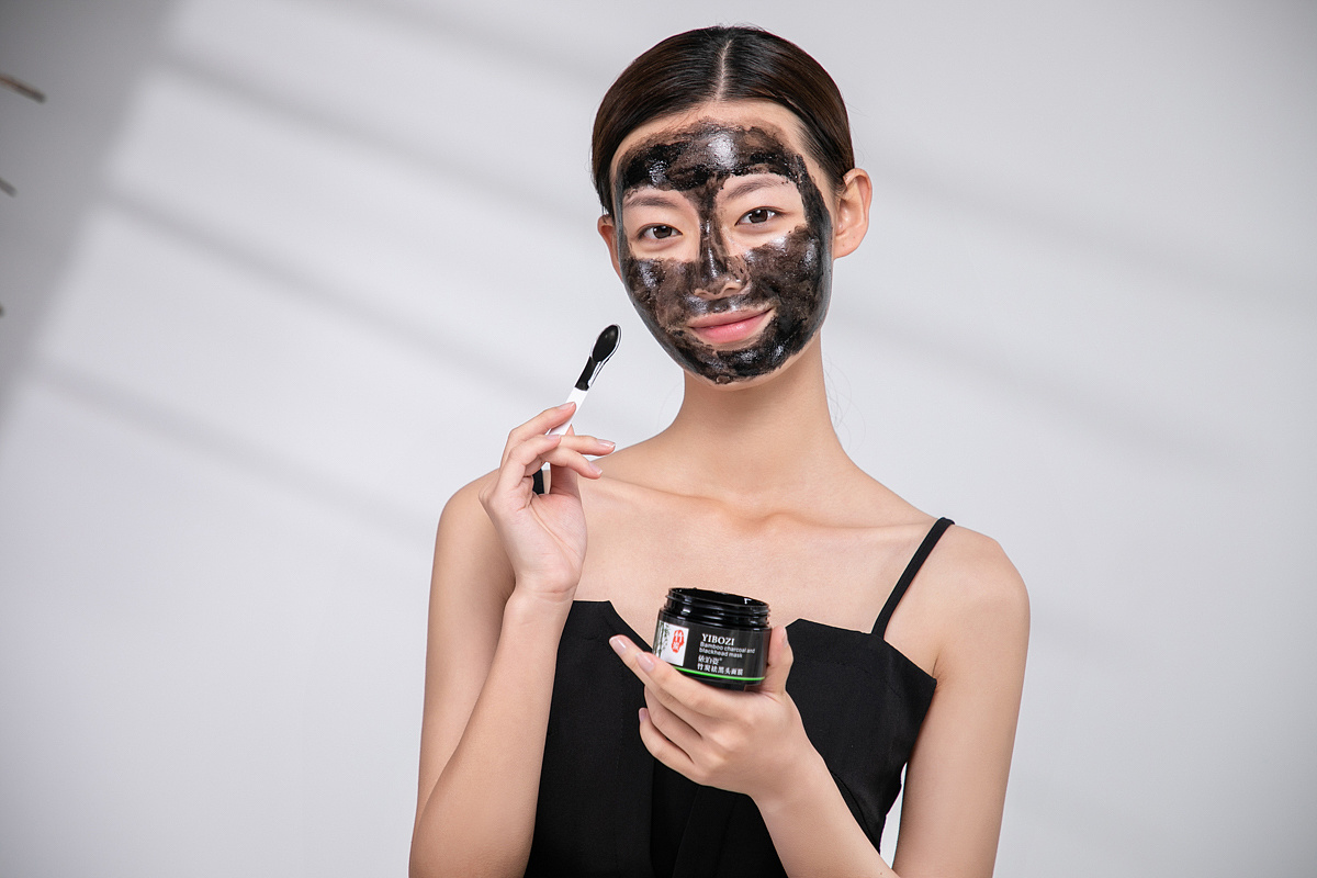 竹炭面膜模特拍摄|摄影|人像摄影|电商视觉服务商 - 原创作品 - 站酷