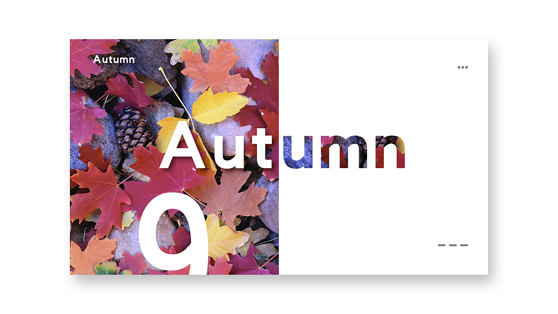 春夏秋冬 四季海报 日历封面PS练习