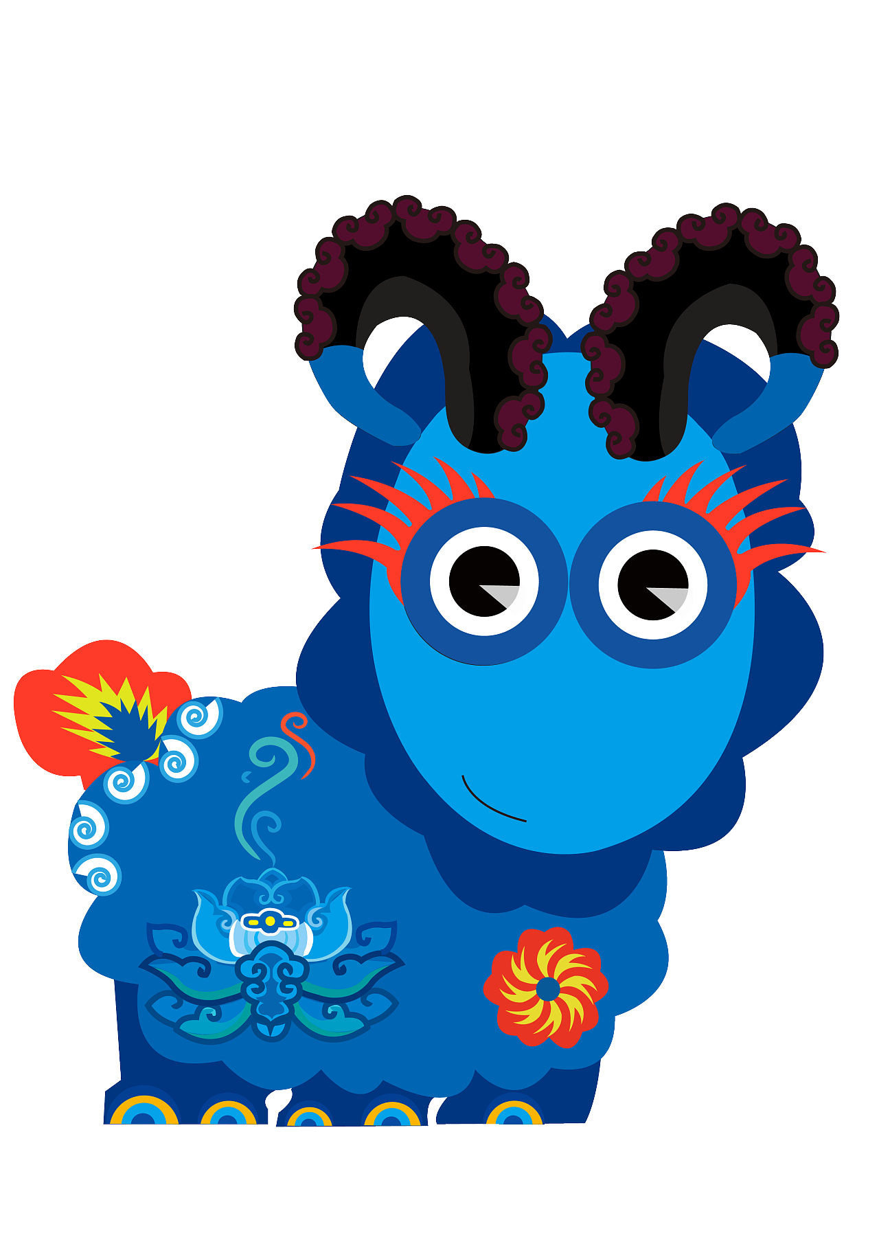 卡通插画十二生肖