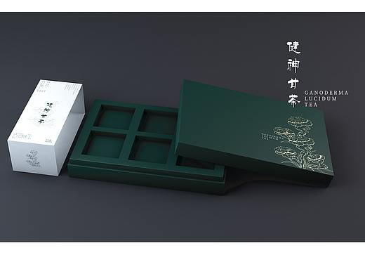 灵芝保健茶礼盒包装