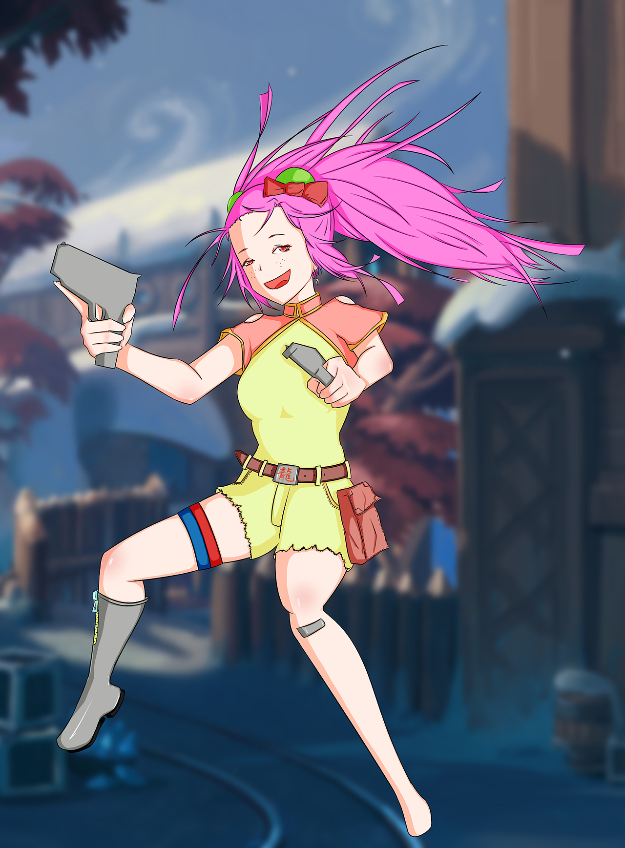 枪火游侠角色设定双枪李向月