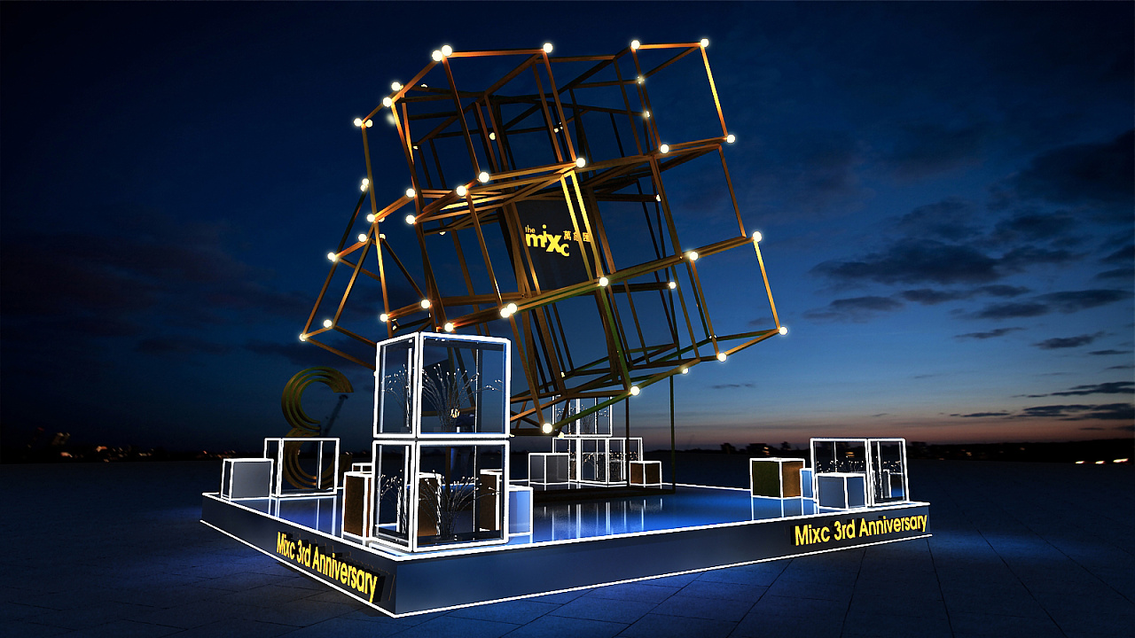 魔方主题户外美陈 - 原创作品 - 站酷(zcool)