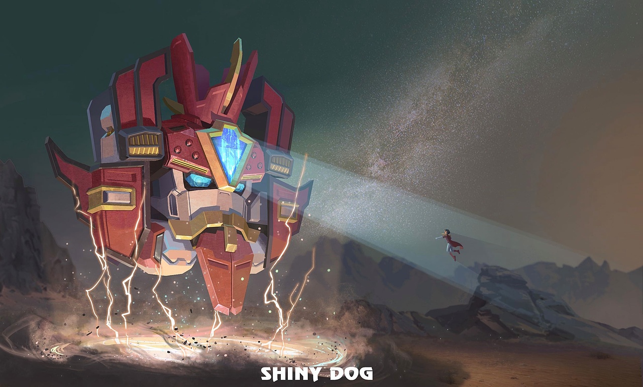 板绘同人作品光能使者魔动王グランゾート