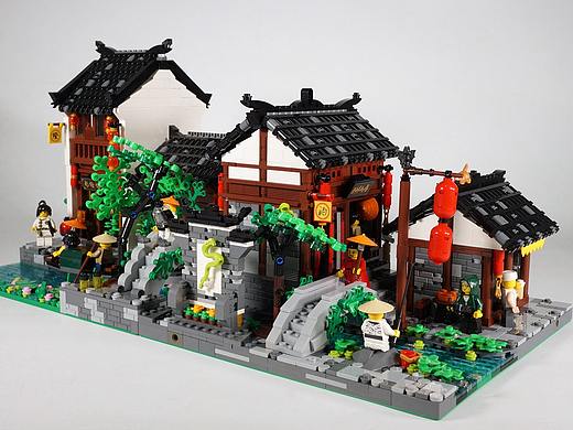 近期5个作品:古镇、足球场、芭蕾展示盒、家、ZARD舞台