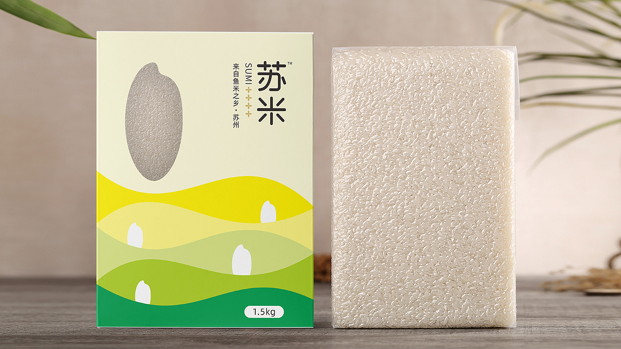 苏米-大米包装设计